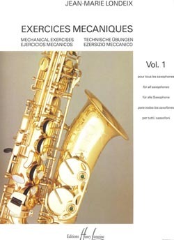 Cover: 9790230930888 | Exercices mécaniques vol.1 pour saxophone | Lemoine