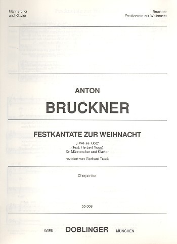 Cover: 9790012181941 | FESTKANTATE ZUR WEIHNACHT FUER MAENNERCHOR UND ORCHESTER (ORGEL)...