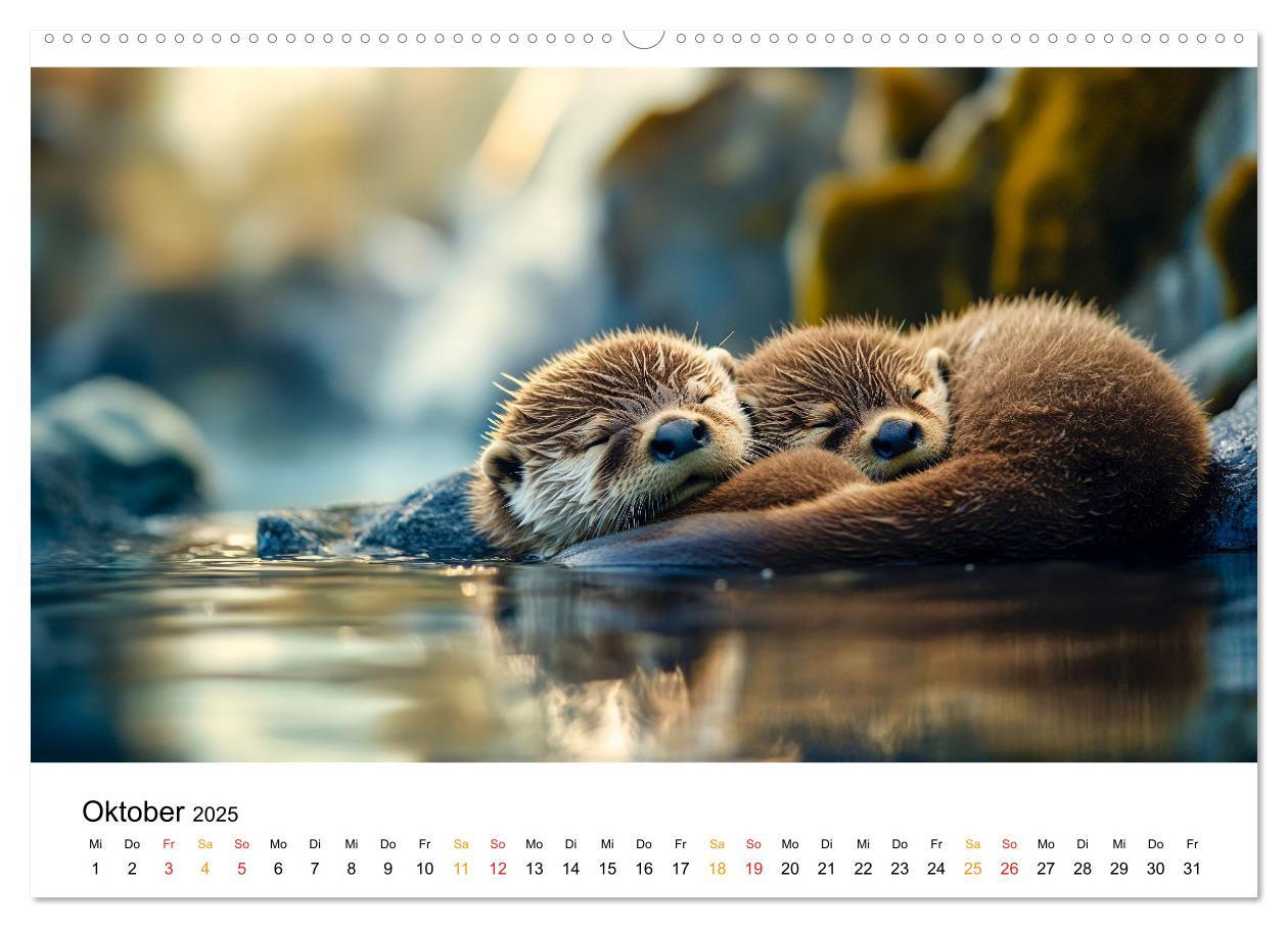 Bild: 9783457233672 | Wenn Tierchen träumen (Wandkalender 2025 DIN A2 quer), CALVENDO...