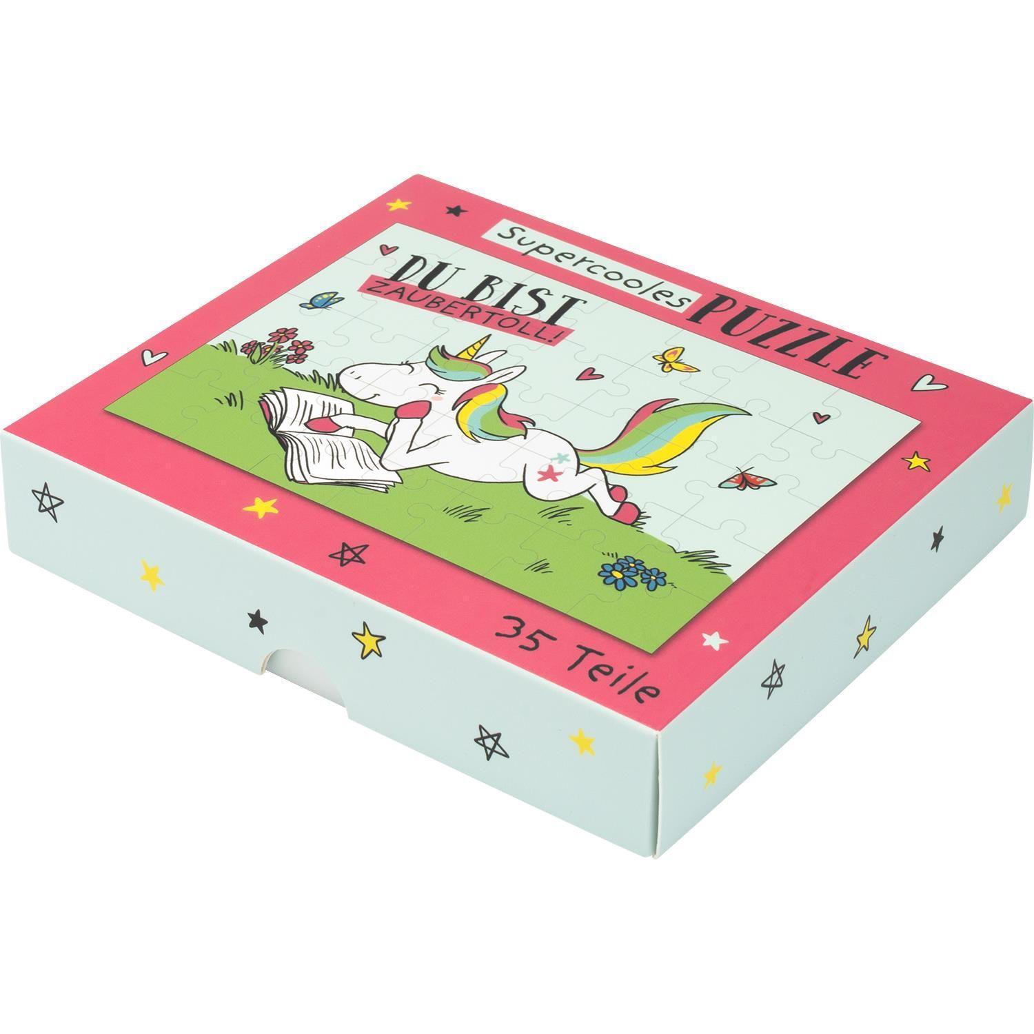 Bild: 4036018489052 | GRUSS &amp; CO Puzzle Motiv "Einhorn" | 35 Teile | Spiel | 48905 | Deutsch