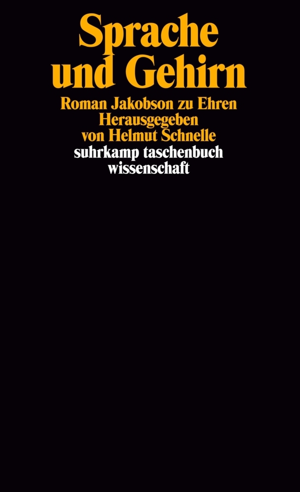 Cover: 9783518279434 | Sprache und Gehirn | Roman Jakobson zu Ehren | Taschenbuch | 235 S.