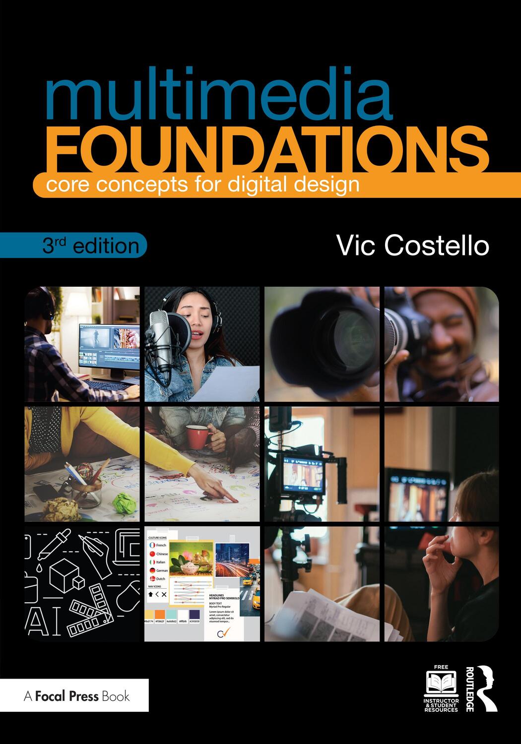 Cover: 9781138391550 | Multimedia Foundations | Core Concepts for Digital Design | Costello