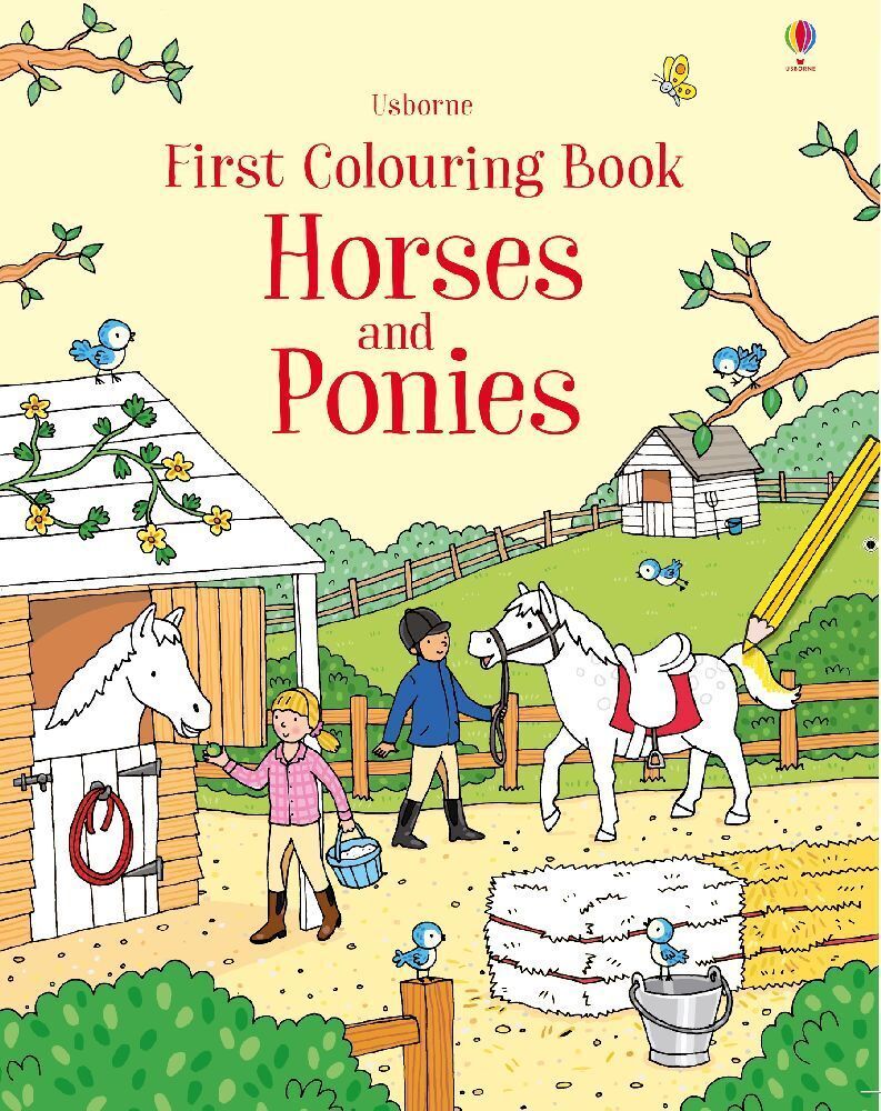 Cover: 9781474946445 | First Colouring Book Horses and Ponies | Jessica Greenwell (u. a.)