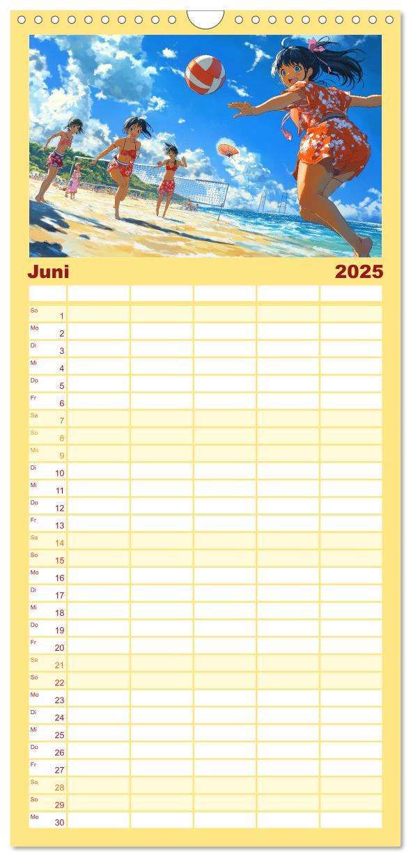 Bild: 9783457223062 | Familienplaner 2025 - Anime Kalender ¿ Charaktere im Slice-of-Life...