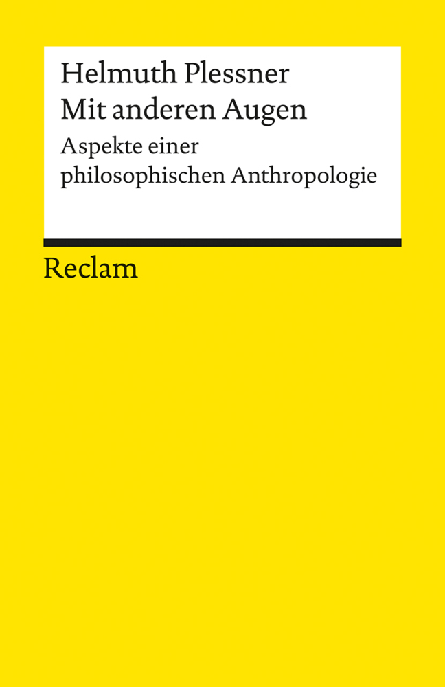 Cover: 9783150078860 | Mit anderen Augen | Aspekte einer philosophischen Anthropologie | Buch