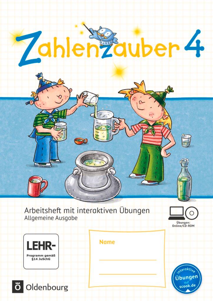 Cover: 9783637022096 | Zahlenzauber 4. Schuljahr - Allgemeine Ausgabe - Arbeitsheft mit...