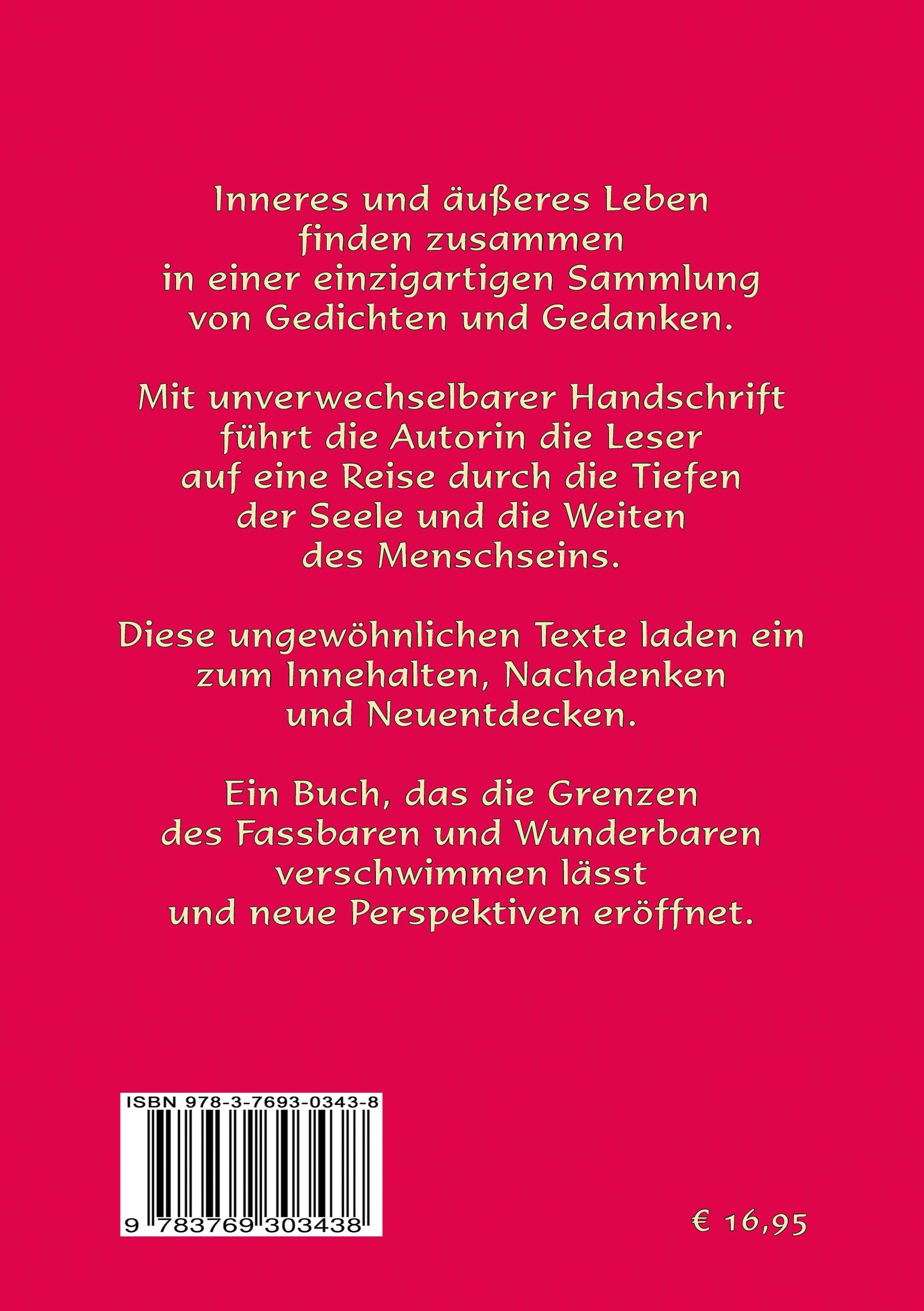 Rückseite: 9783769303438 | Dichtweite | Gedichte * Gedanken * Geschichten | Gudrun Zydek | Buch