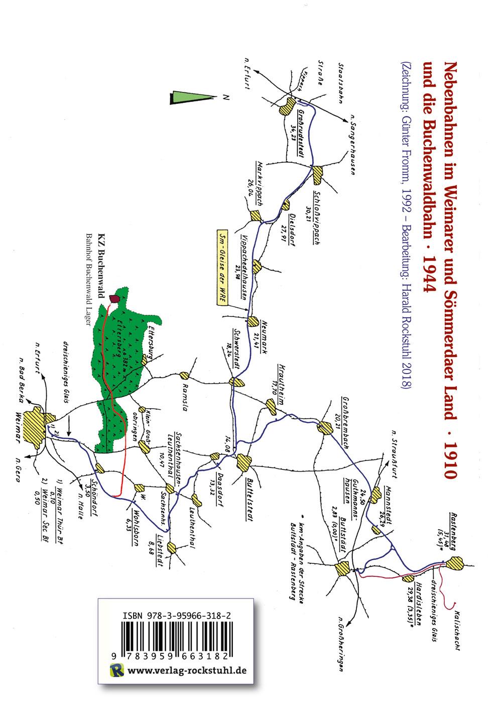 Rückseite: 9783959663182 | Nebenbahnen im Weimarer und Sömmerdaer Land | Günter Fromm (u. a.)