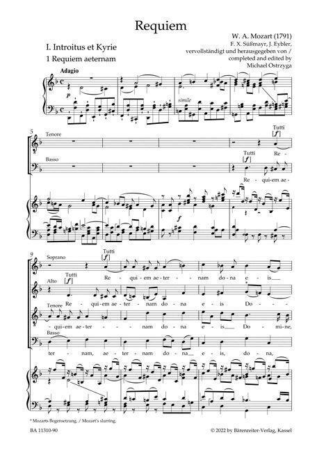 Bild: 9790006569267 | Requiem (Neuvervollständigung) Klavierauszug vokal | Mozart | Buch
