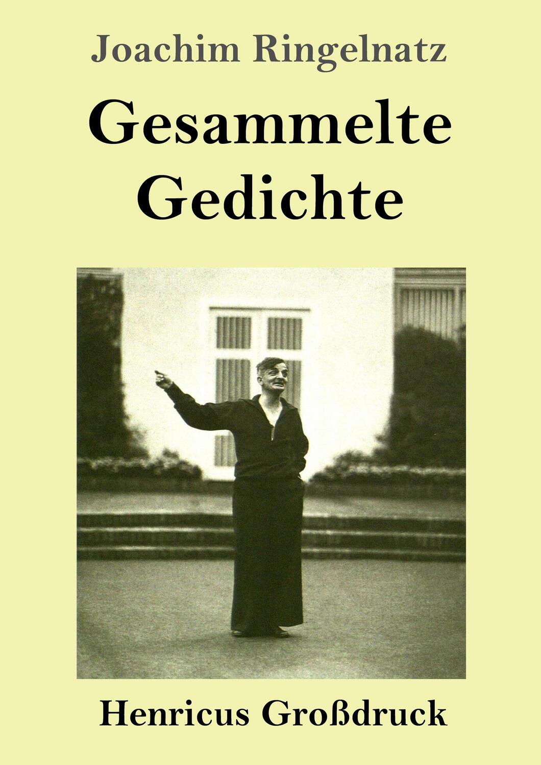 Cover: 9783847838258 | Gesammelte Gedichte (Großdruck) | Joachim Ringelnatz | Taschenbuch