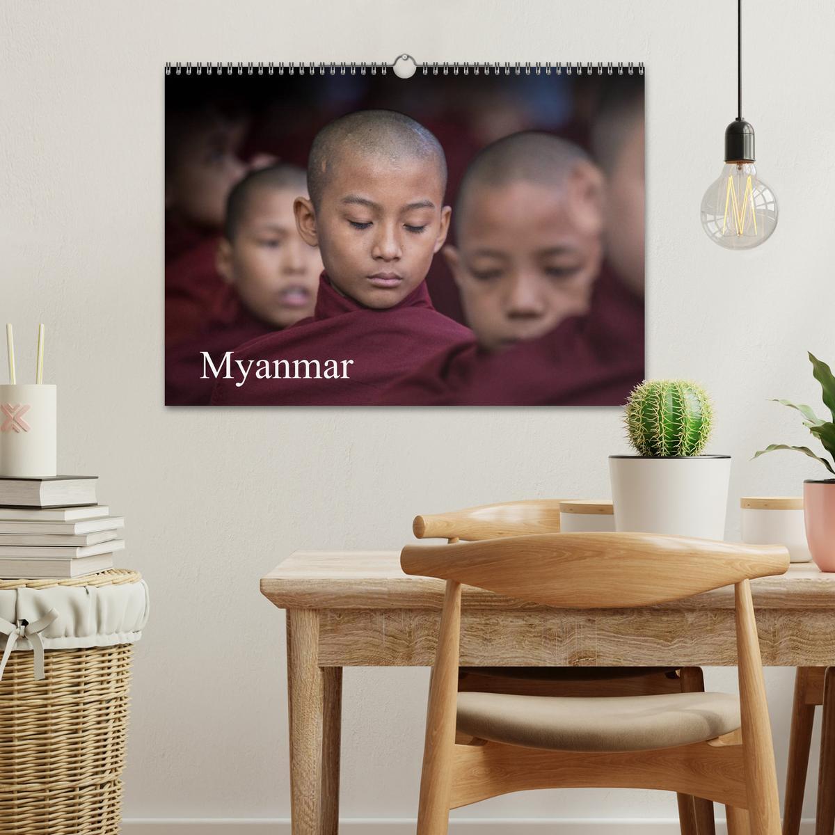 Bild: 9783435746927 | Myanmar 2025 (Wandkalender 2025 DIN A3 quer), CALVENDO Monatskalender