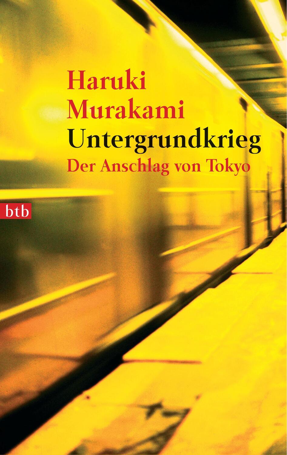 Cover: 9783442730759 | Untergrundkrieg | Der Anschlag von Tokyo | Haruki Murakami | Buch