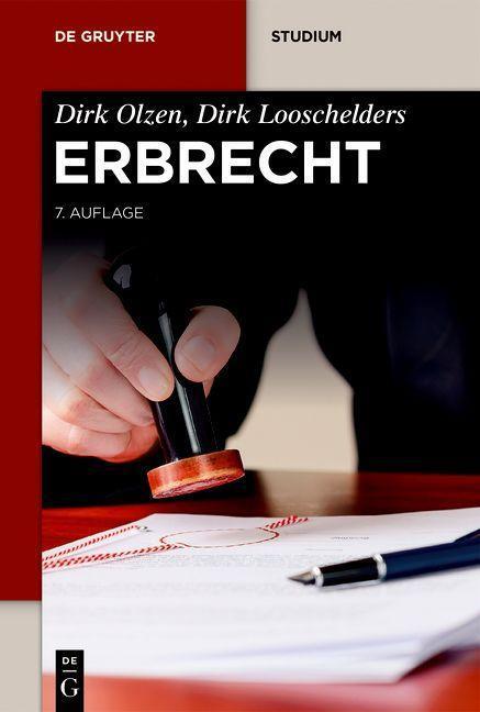 Cover: 9783110792010 | Erbrecht | Dirk Olzen (u. a.) | Taschenbuch | De Gruyter Studium