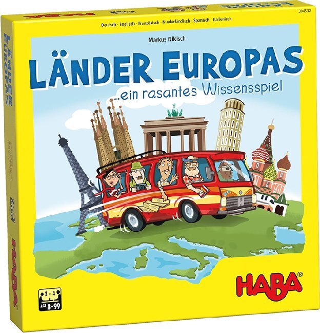 Cover: 4010168241784 | Länder Europas (Spiel) | Markus Nikisch | Spiel | In Spielebox | 2019