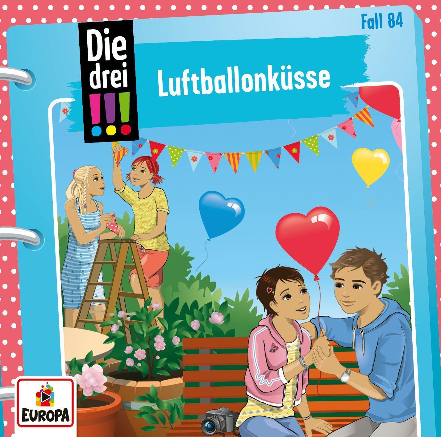 Cover: 9783803261878 | Die drei !!! 84: Luftballonküsse | Ann-Katrin Heger | Audio-CD | 1 CD