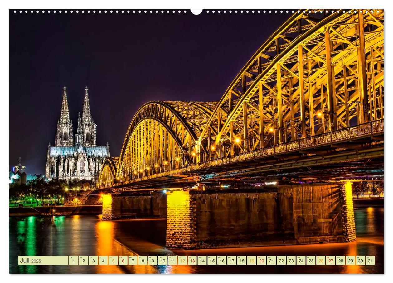 Bild: 9783435585564 | Städte der Welt - Skylines in der Nacht (Wandkalender 2025 DIN A2...