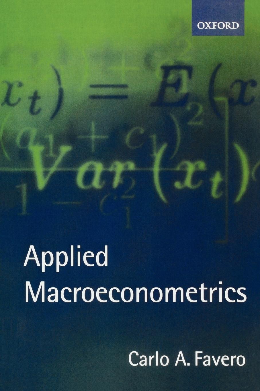 Cover: 9780198296850 | Applied Macroeconometrics | Carlo A. Favero | Taschenbuch | Paperback