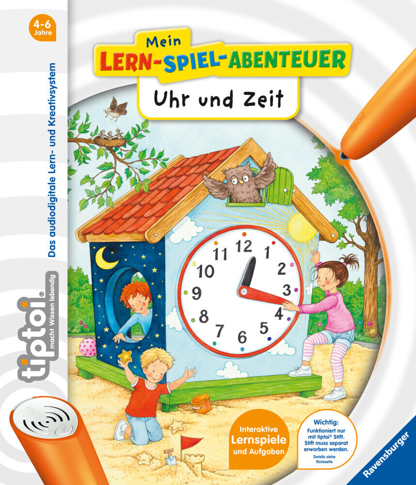 Cover: 9783473658855 | tiptoi® Uhr und Zeit | Heike Tober | Taschenbuch | Spiralbindung