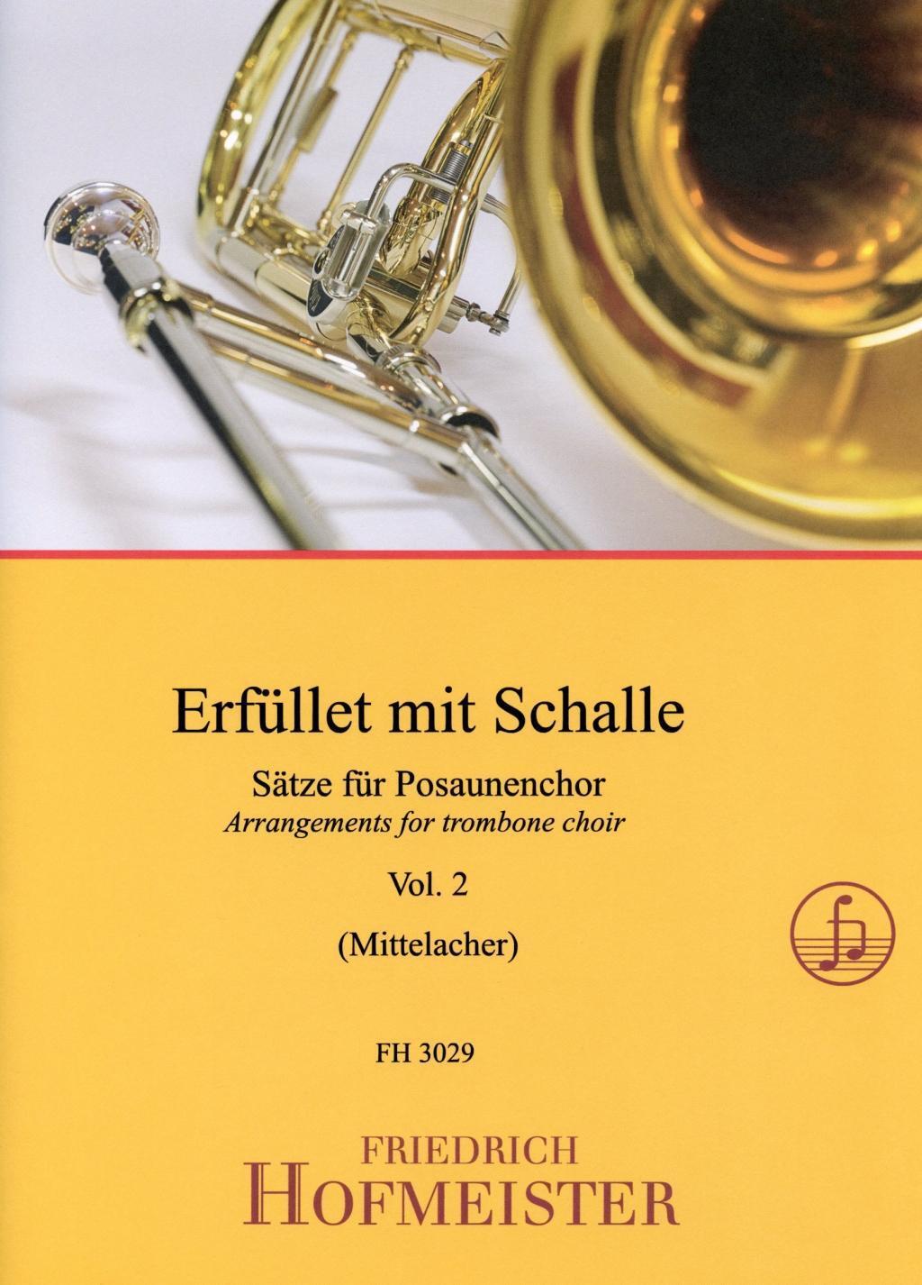 Cover: 9790203430292 | Erfüllet mit Schalle - Sätze für Posaunenchor | dt/engl | Broschüre
