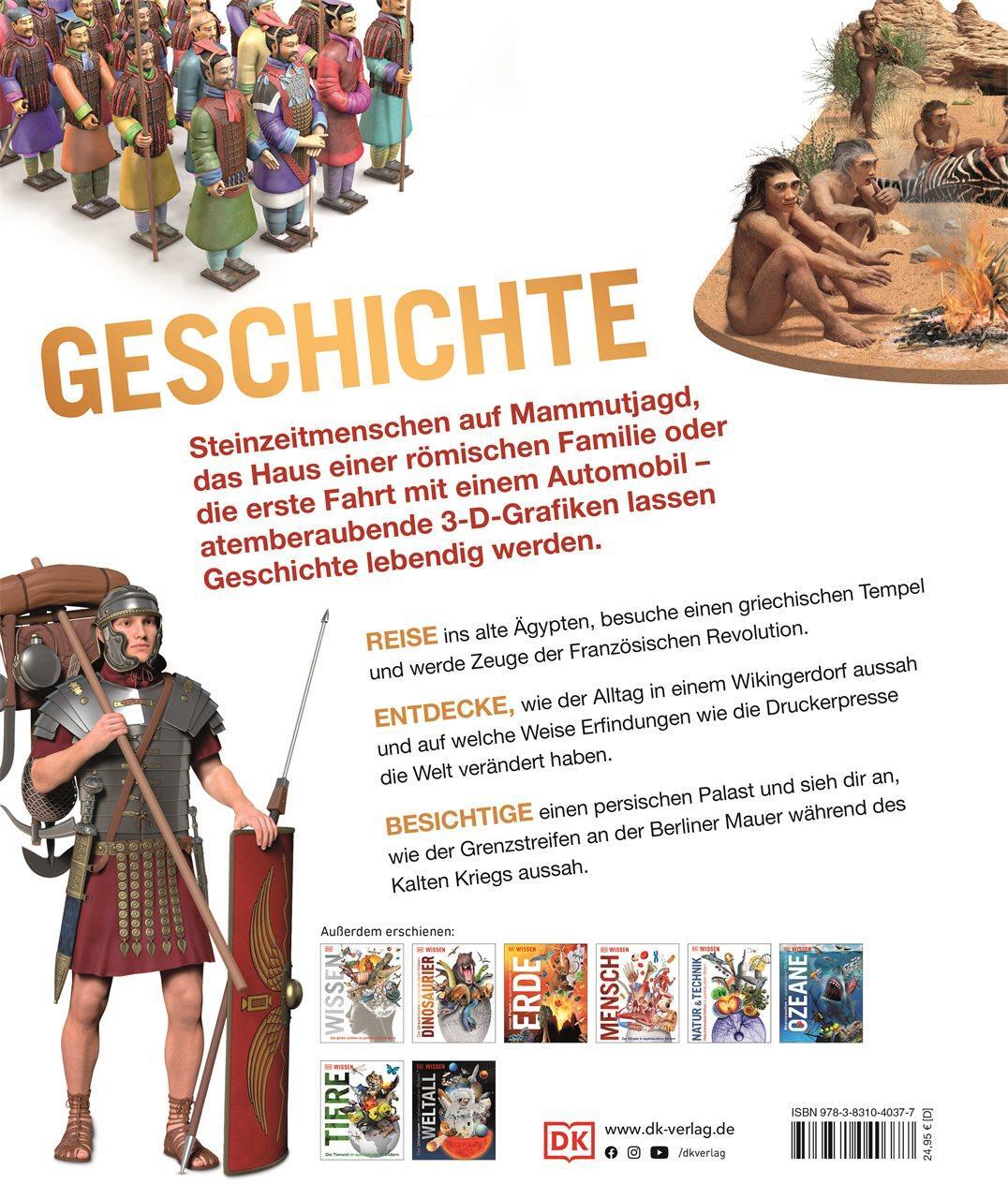 Rückseite: 9783831040377 | DK Wissen. Geschichte | Eine Zeitreise in spektakulären Bildern | Buch