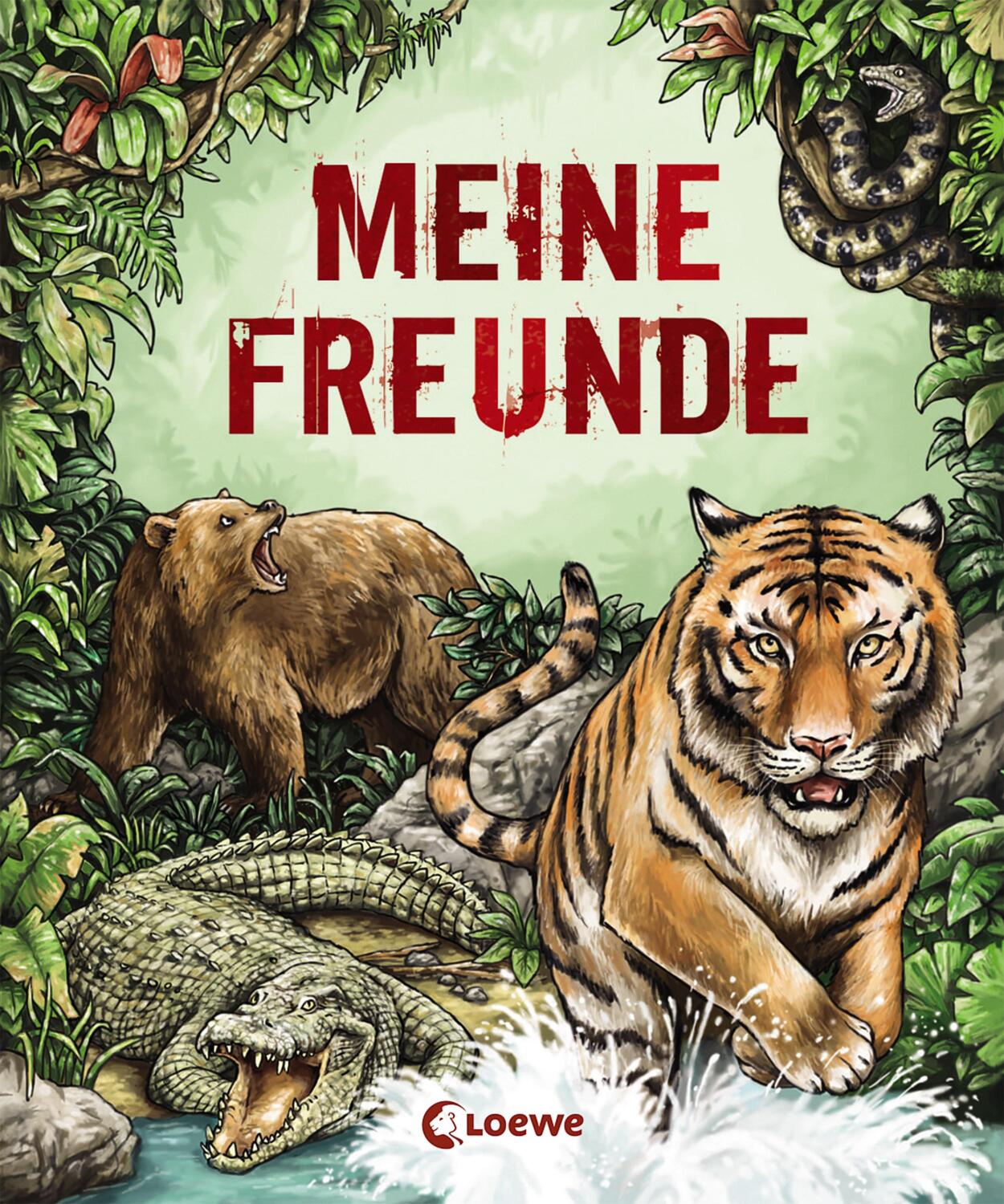 Cover: 9783743203068 | Meine Freunde (Wilde Tiere) | Erinnerungsbuch für Kinder ab 6 Jahre