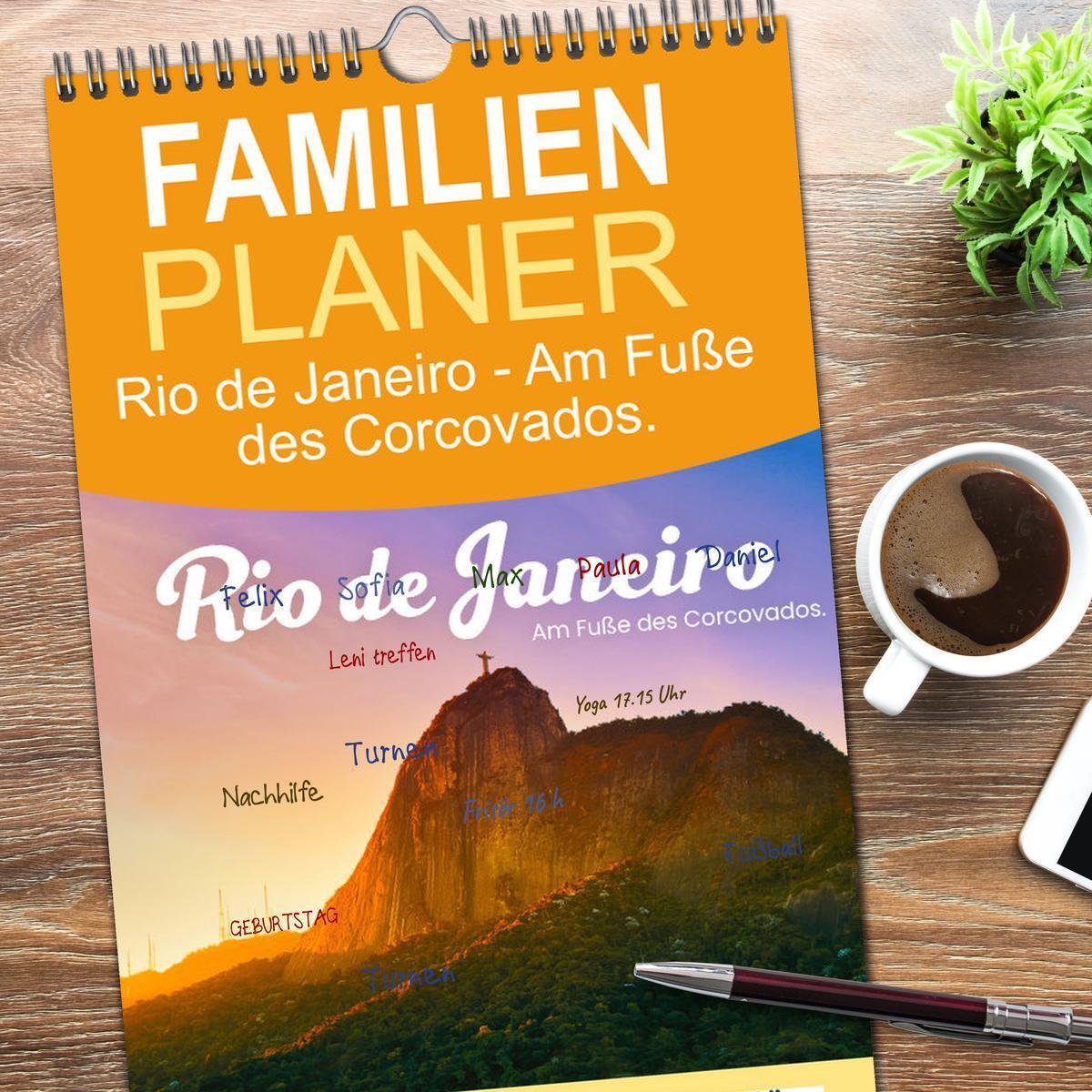 Bild: 9783457100523 | Familienplaner 2025 - Rio de Janeiro - Am Fuße des Corcovados. mit...