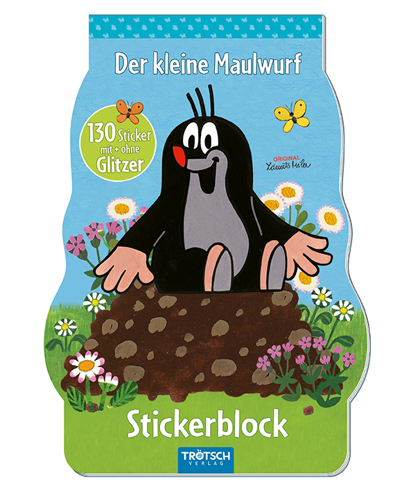 Cover: 4251901590244 | Trötsch Der kleine Maulwurf Stickerblock | KG | Stück | 4 S. | Deutsch