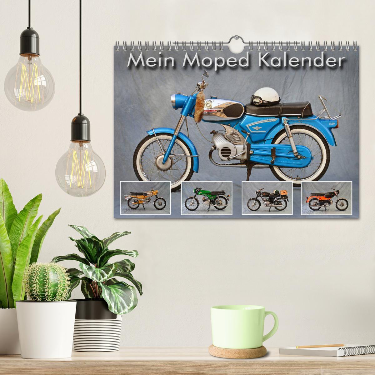 Bild: 9783435110735 | Mein Moped Kalender (Wandkalender 2025 DIN A4 quer), CALVENDO...