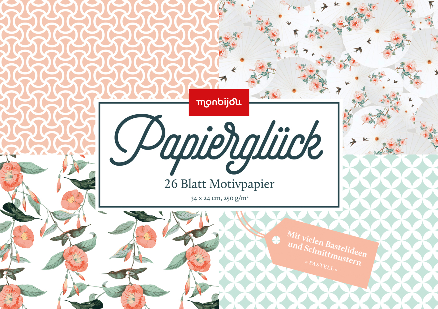 Cover: 4260188012776 | Papierglück - Design Pastell, Motivpapier | Stück | 26 S. | Deutsch