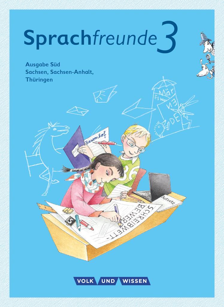 Cover: 9783060836550 | Sprachfreunde 3. Schuljahr. Sprachbuch mit Grammatiktafel und...