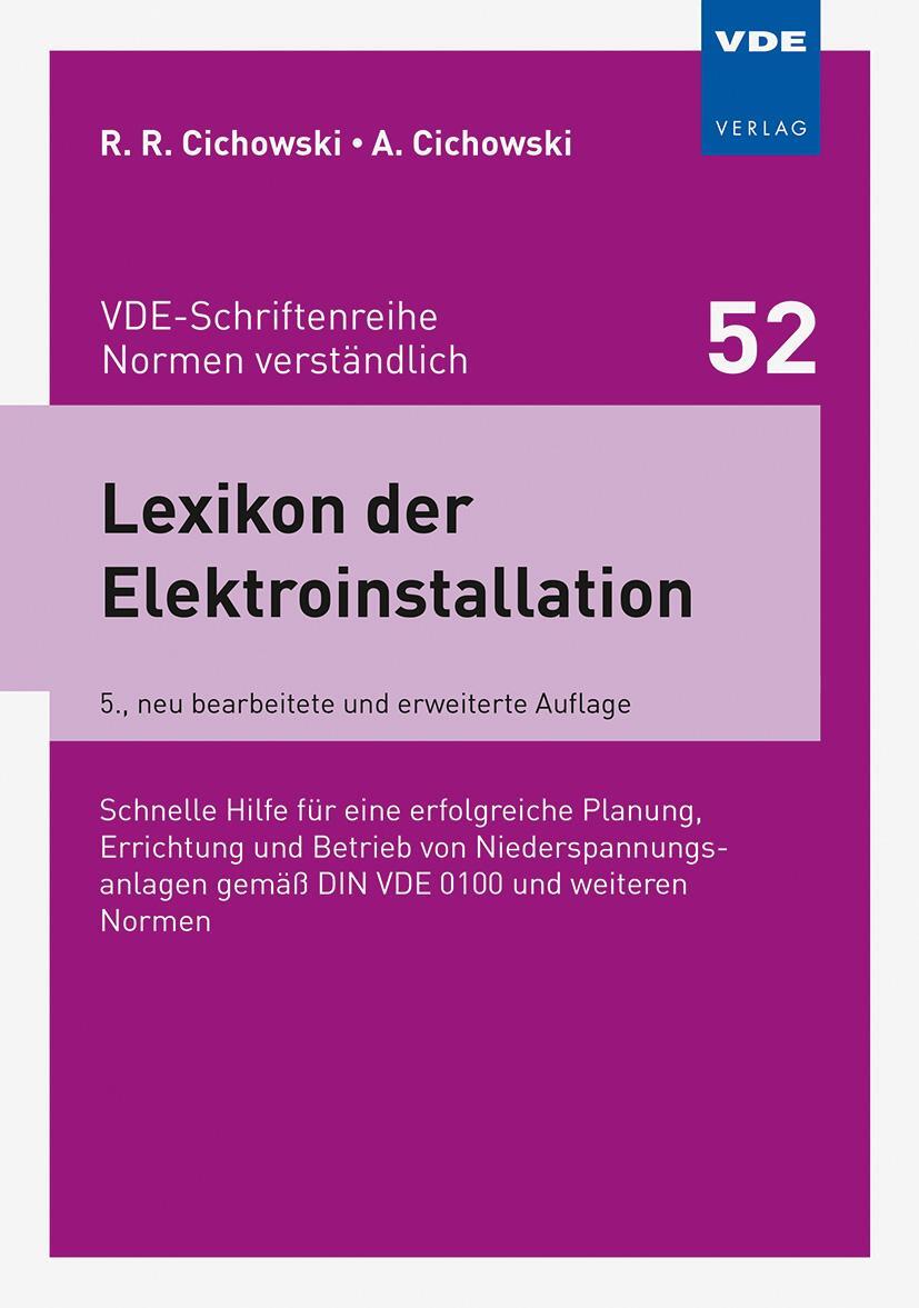 Bild: 9783800751631 | Lexikon der Elektroinstallation | Rolf Rüdiger Cichowski (u. a.)