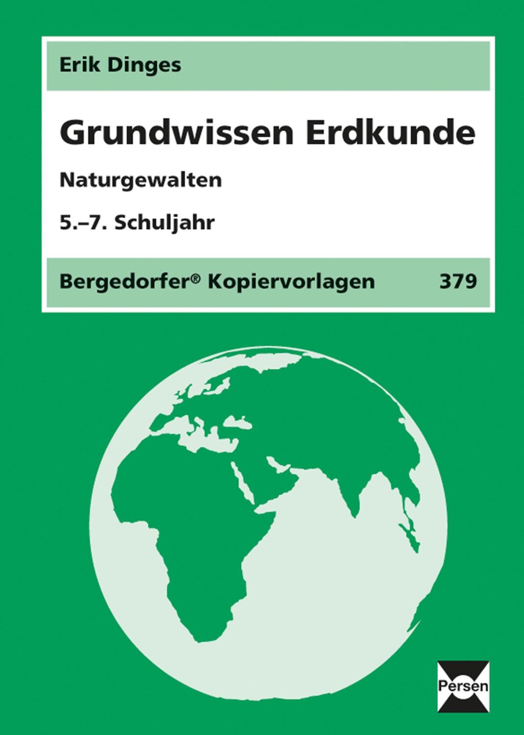 Cover: 9783834424938 | Grundwissen Erdkunde | Naturgewalten 5. - 7. Klasse | Erik Dinges