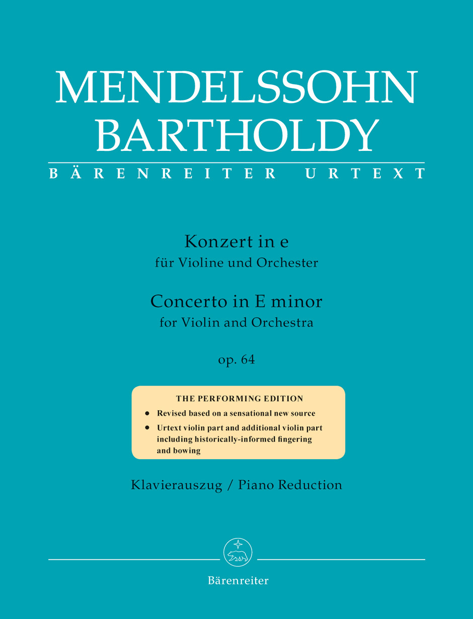 Cover: 9790006564347 | Konzert für Violine und Orchester e-Moll op. 64 | Bartholdy | Deutsch