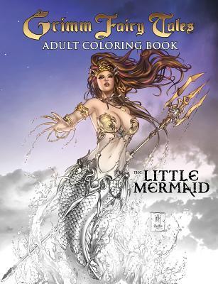 Cover: 9781942275848 | Grimm Fairy Tales Adult Coloring Book: The Little Mermaid | Finch