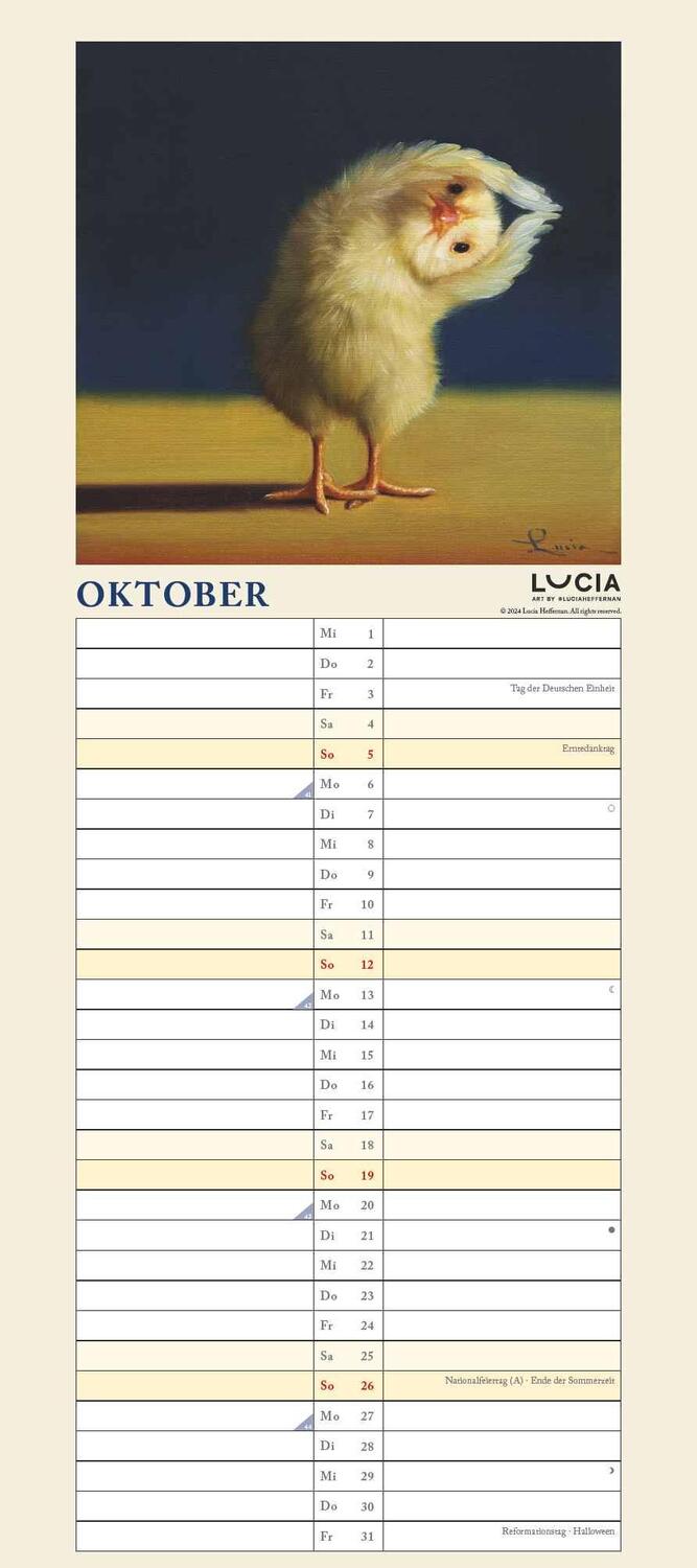 Bild: 4250809653921 | Lucia Heffernan: Yoga Chicks Planer 2025 - Wandkalender -...