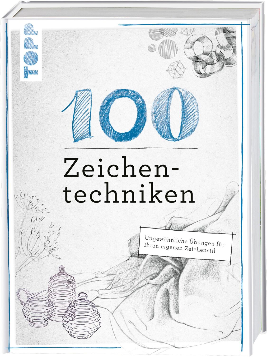 Cover: 9783772483462 | 100 Zeichentechniken | Monika Reiter (u. a.) | Buch | 160 S. | Deutsch