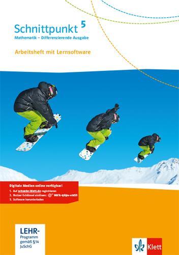 Cover: 9783127445558 | Schnittpunkt Mathematik. 5. Klasse. Arbeitsheft mit Lösungsheft und...