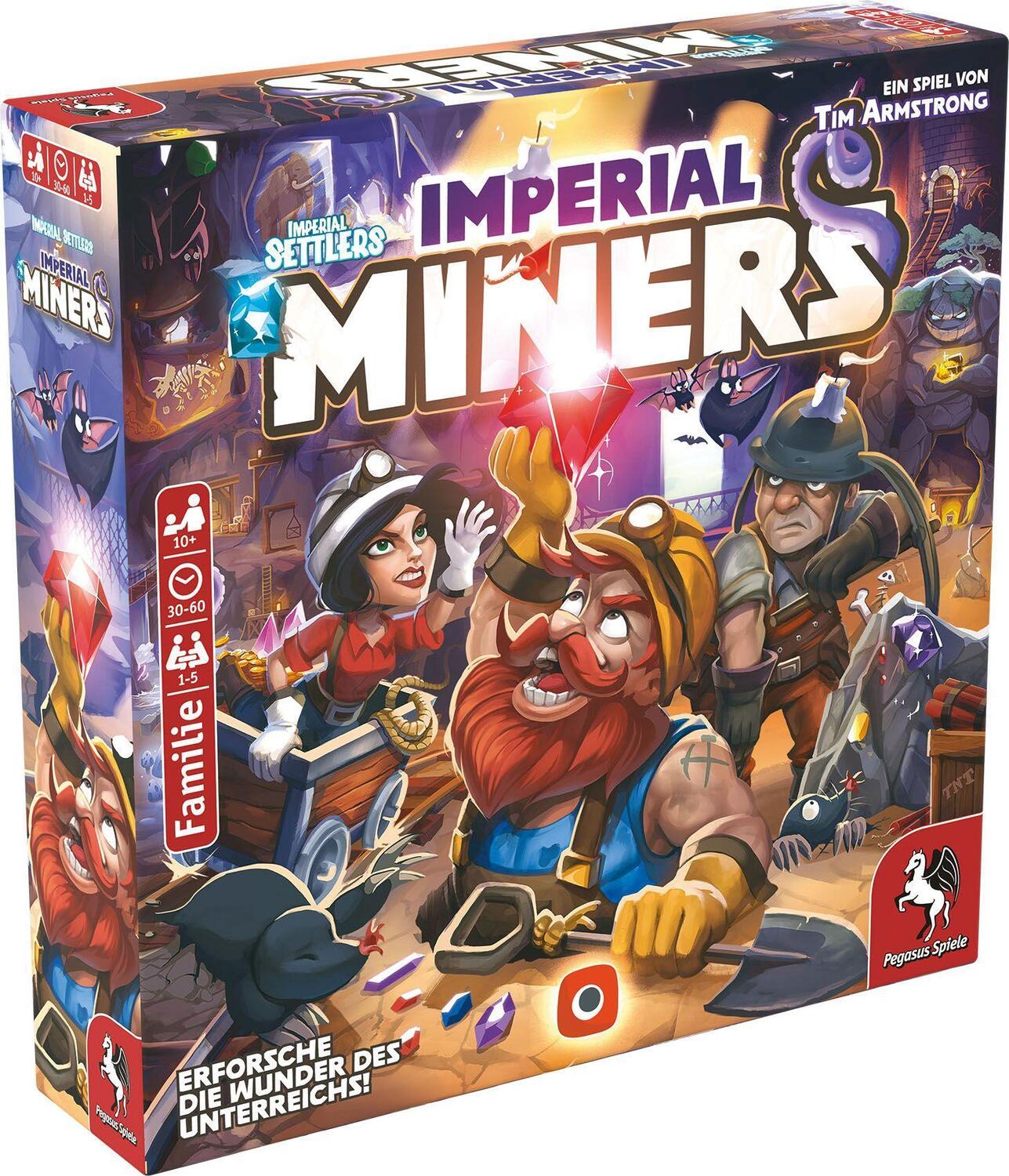 Cover: 4250231738029 | Imperial Miners (Portal Games) | Spiel | 57519G | Deutsch | 2023
