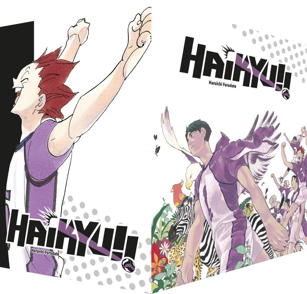 Cover: 9782889514786 | Haikyu!! Sammelbox 4 - Band 40 mit Sammelschuber | Haruichi Furudate