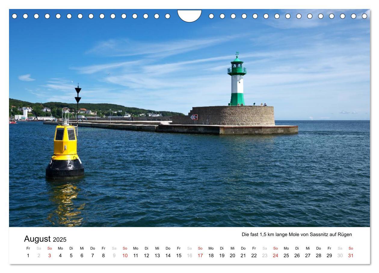 Bild: 9783435693924 | Rügen und Hiddensee (Wandkalender 2025 DIN A4 quer), CALVENDO...