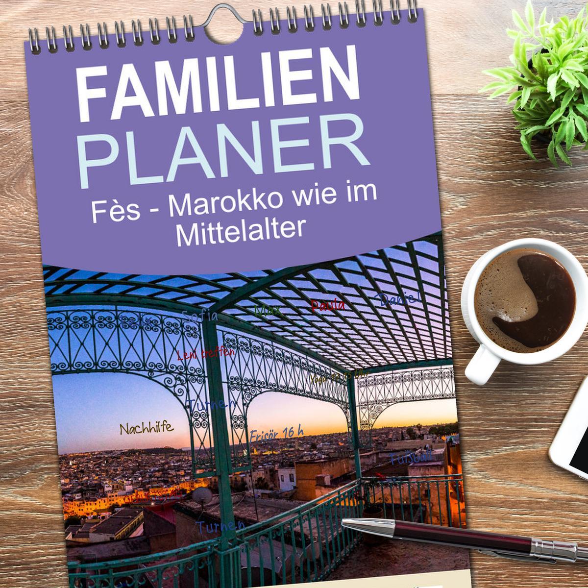 Bild: 9783457101469 | Familienplaner 2025 - Fès - Marokko wie im Mittelalter mit 5...