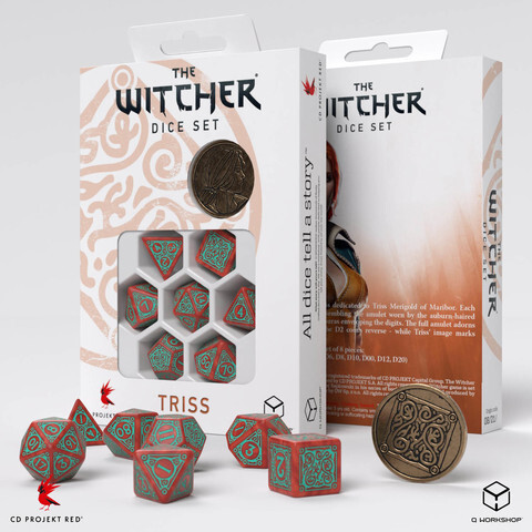 Cover: 5907699496358 | The Witcher Dice Set. Triss - Merigold the Fearless | Q-workshop