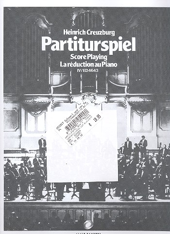Cover: 9790001054201 | Partiturspiel 4 | Heinrich Creuzburg | Buch | Schott Music