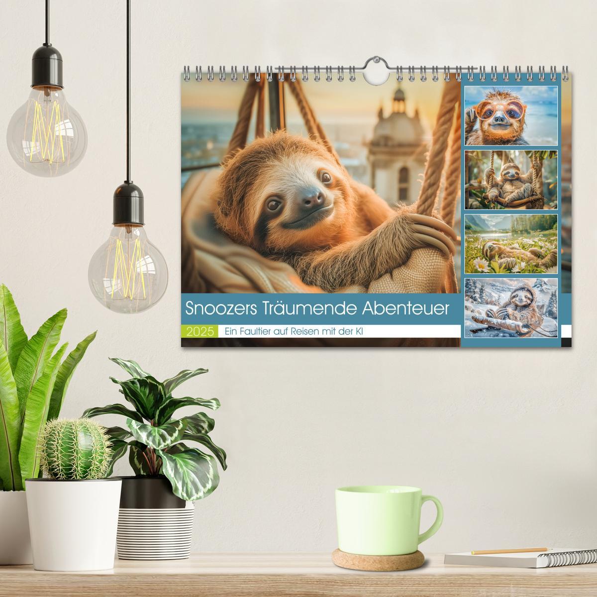 Bild: 9783457151341 | Snoozers Träumende Abenteuer (Wandkalender 2025 DIN A4 quer),...