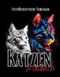 Cover: 9783384039767 | Katzen Malbuch ¿Fotorealistisch¿. | Lucy´s Schwarze Malbücher | Buch