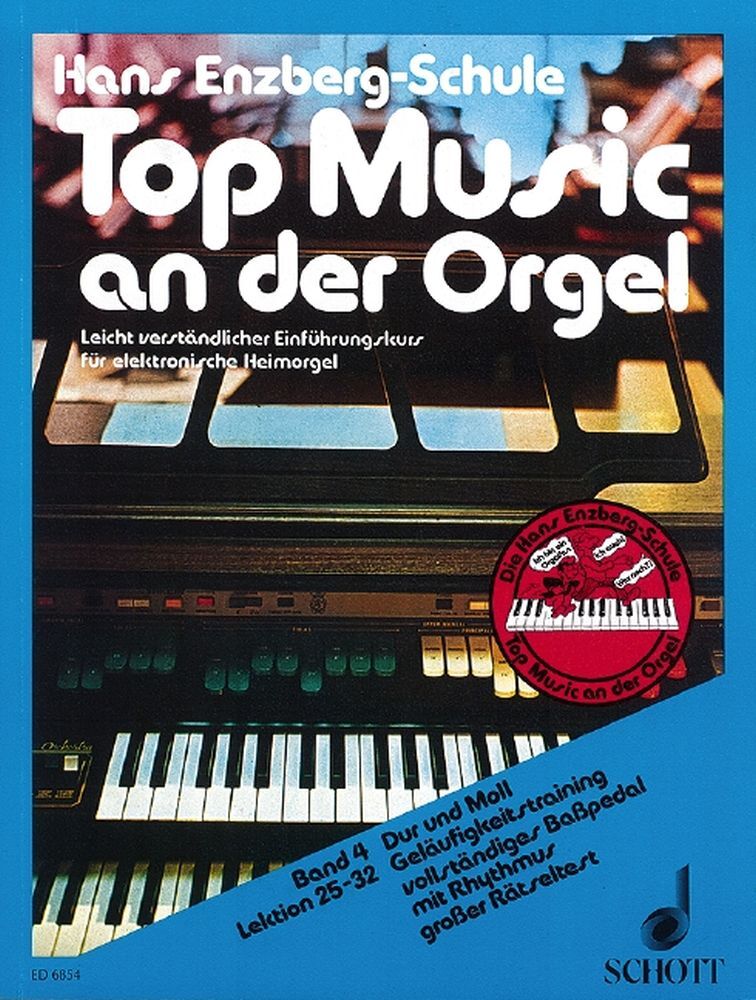 Cover: 9790001072595 | Top Music An Der Orgel 4 | Hans Enzberg | Songbuch (E-Orgel) | Buch