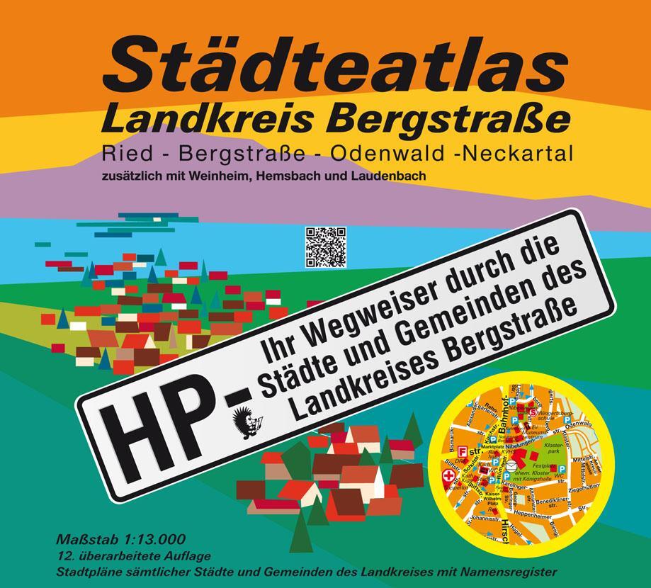 Cover: 9783931273989 | Städteatlas Landkreis Bergstraße 1:13.000 | Michael Messer | Buch