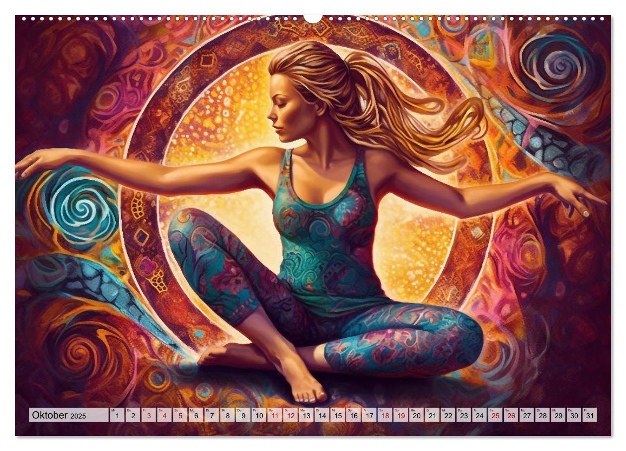 Bild: 9783383905506 | Yoga, die innere Balance (Wandkalender 2025 DIN A2 quer), CALVENDO...