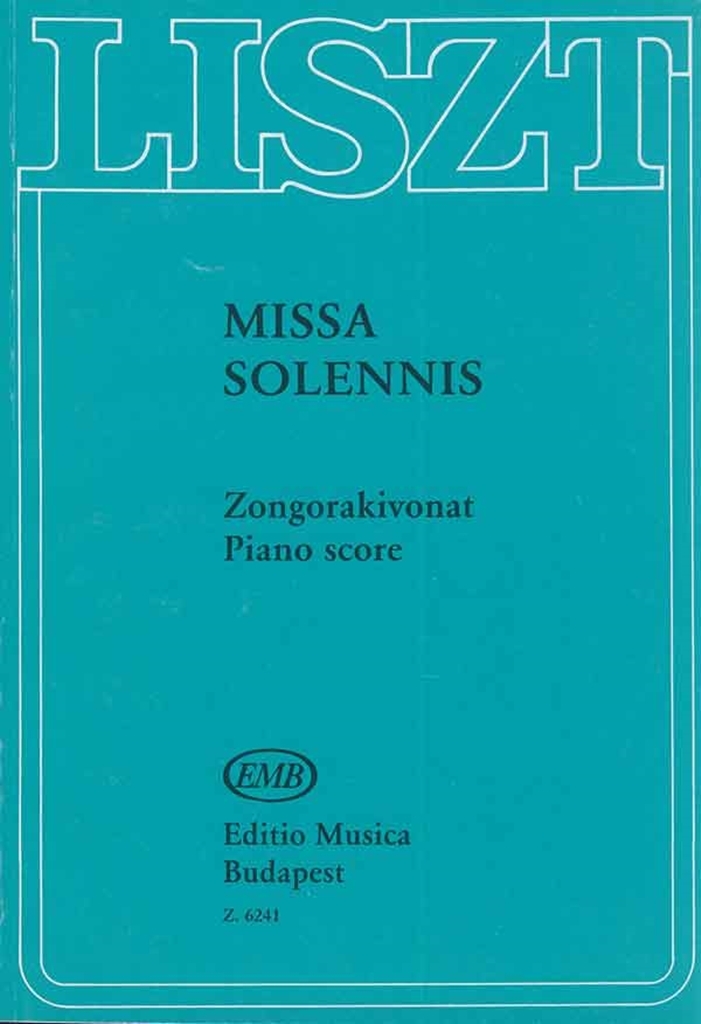 Cover: 9790080062418 | Missa Solennis (Graner Messe) | Franz Liszt | EMB Musicotheca Classica