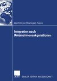 Cover: 9783824480920 | Integration nach Unternehmensakquisitionen | Joachim Hoyningen-Huene